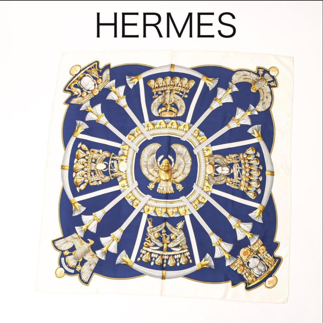 美品　HERMES エルメススカーフ 楽天市場】HERMES エルメス スカーフ CARRE カレH 70×70 H983912S