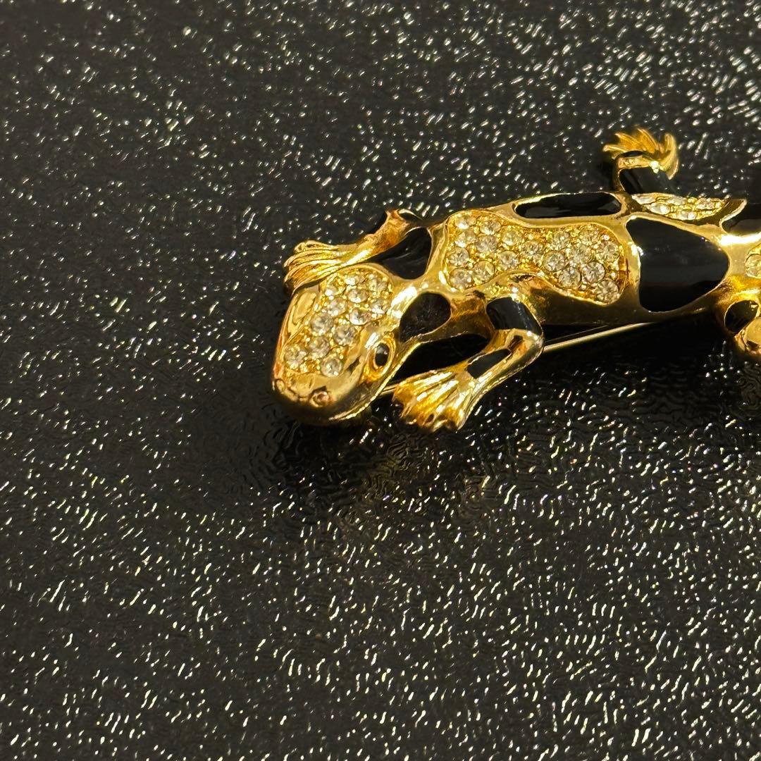 DIOR ヴィンテージ ブローチ トカゲ モチーフ アニマル レオパ - メルカリ