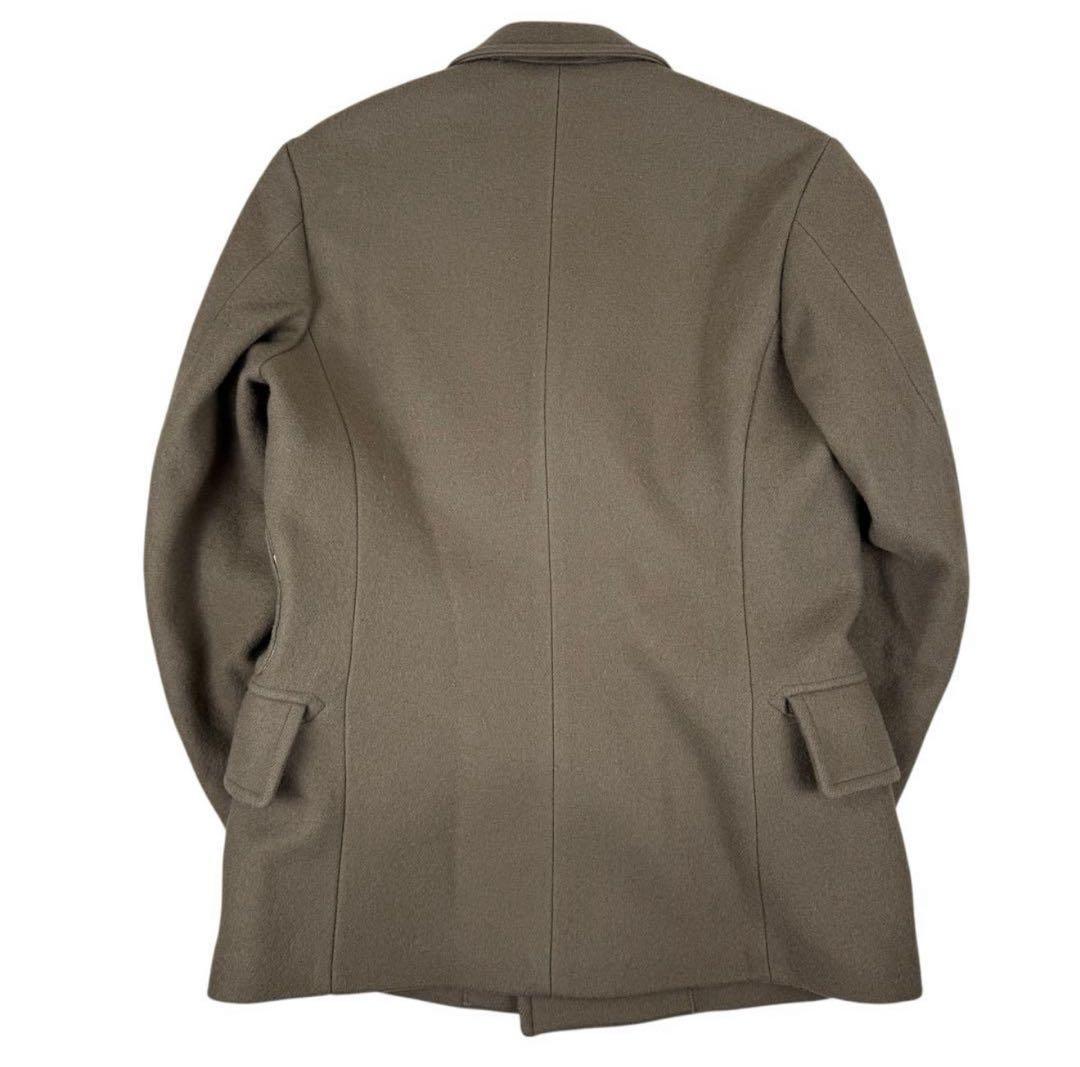 ナイジェルケーボン フォックスフランネル ウールメルトンピーコート