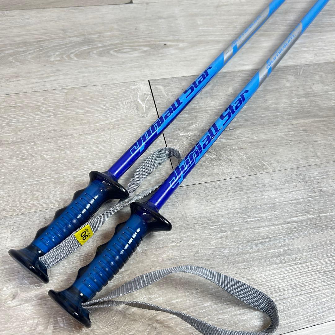 【キッズスキー】ハート　スキーセット　128cm big horn 22.0cm