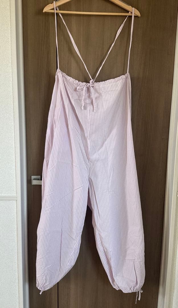 ネストローブ ストライプ サロペット (ピンク) - メルカリ