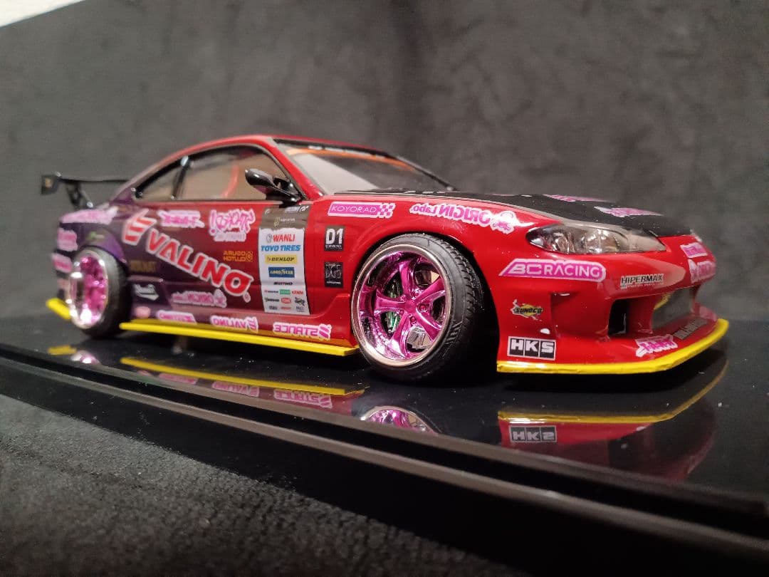 1/24 ニッサン S15 シルビア D1 プラモデル 完成品 ケース付き - メルカリ