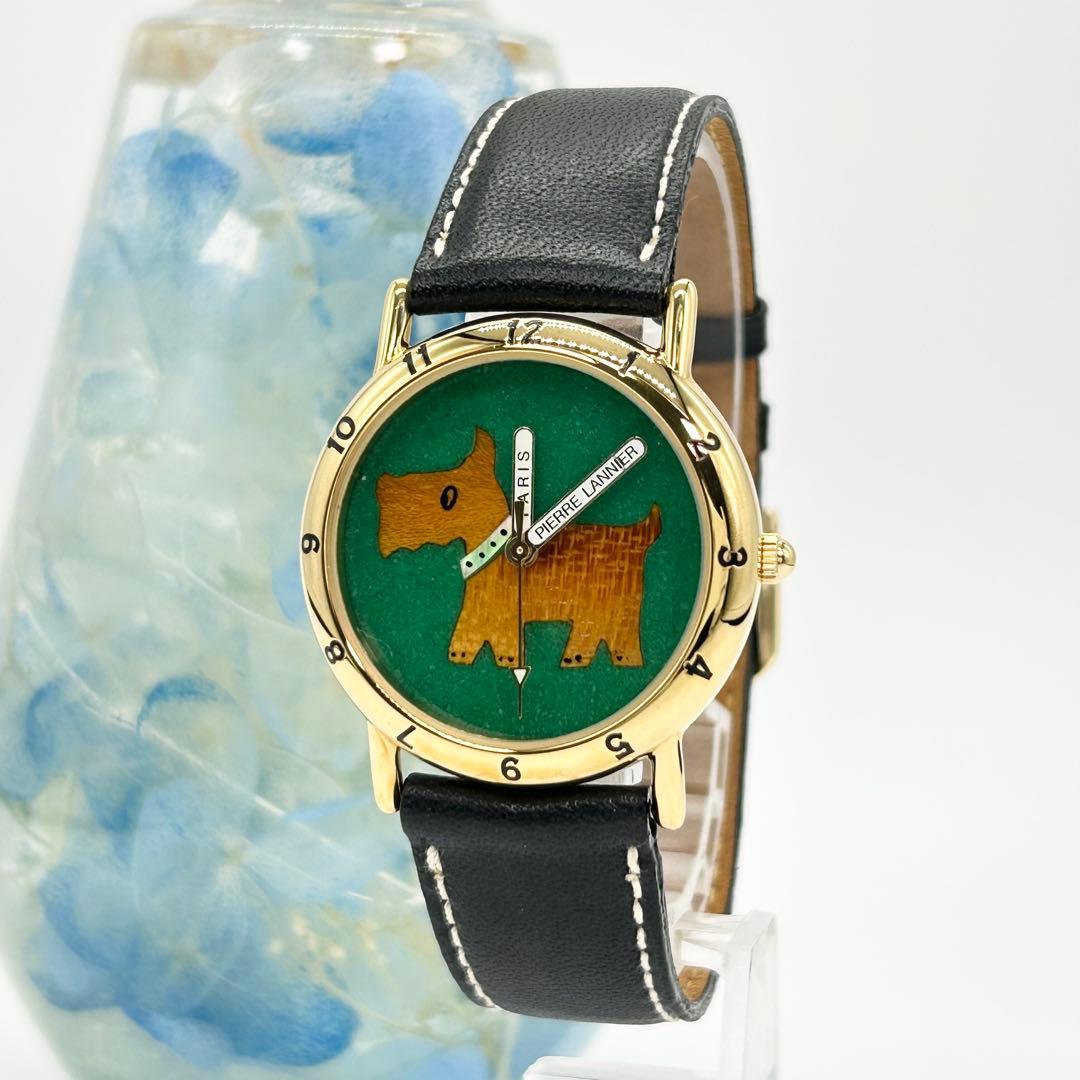 ピエールラニエ 犬 イヌ テリア 世界限定 059/999 クォーツ 腕時計