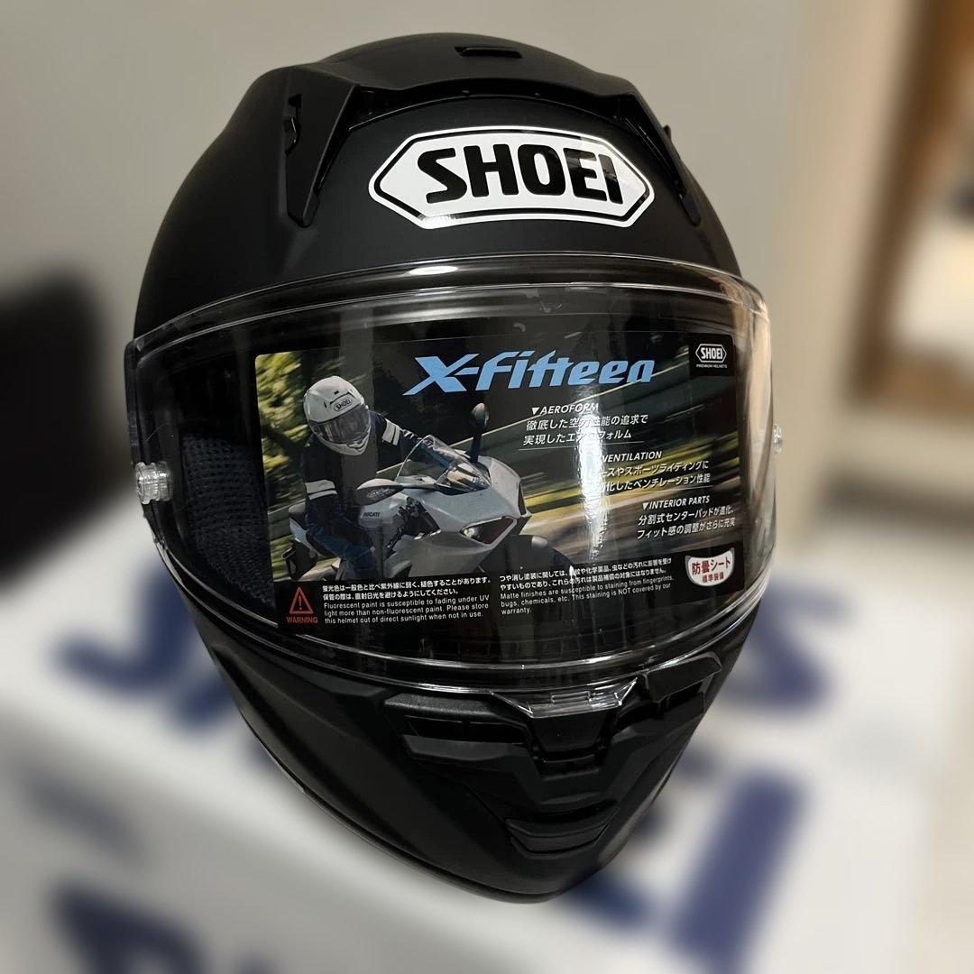 SHOEI ショウエイX-Fifteen マットブラック　Lサイズs1104様用 Webike | SHOEI ショウエイ X-Fifteen［エックス フィフティーン