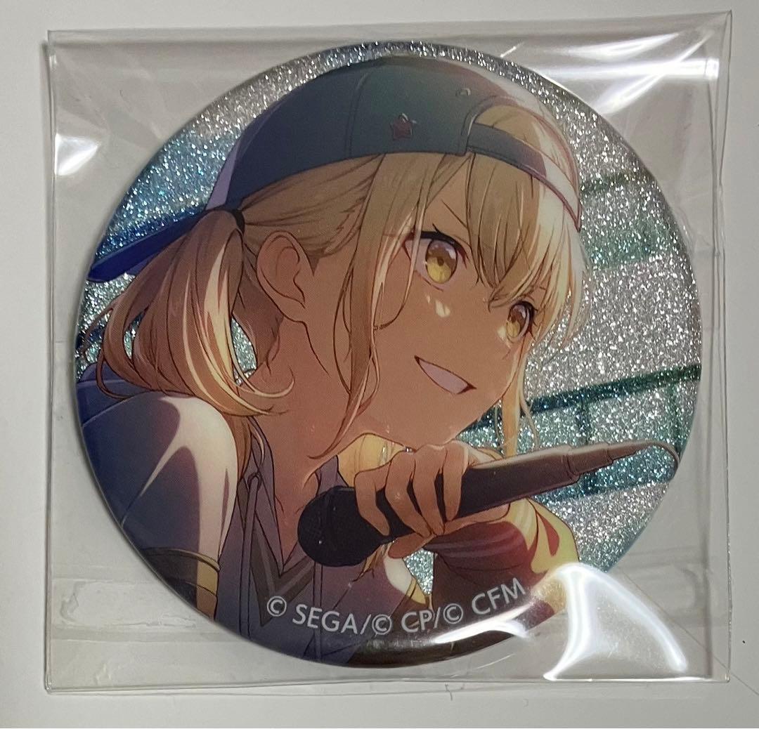 プロセカ 小豆沢こはね グリッター缶バッジ - メルカリ