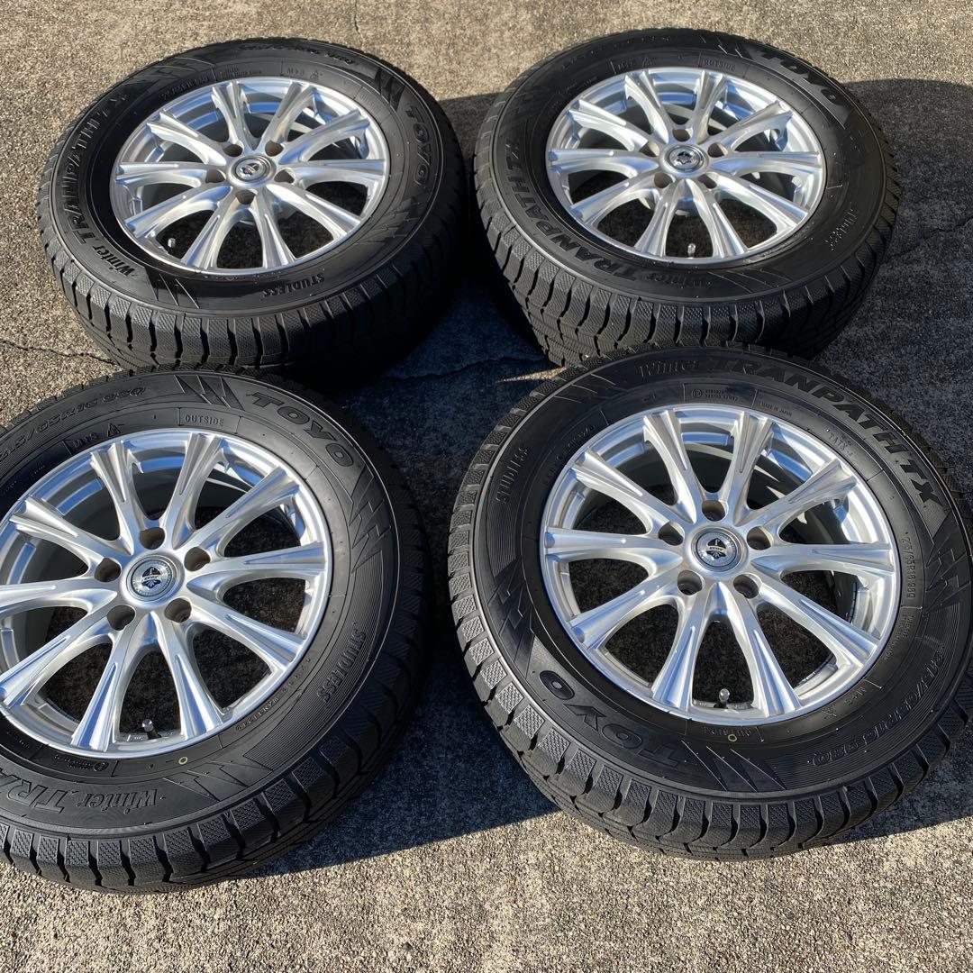 ◇中古溝有りトーヨー215/65R16 スタッドレスセット 30アルファード