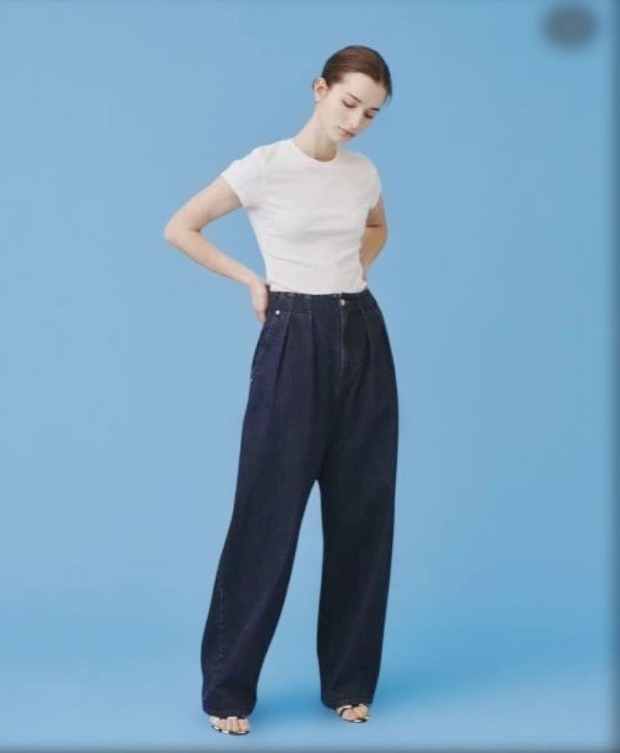 アイムイン　I'min デニム　S im_in.official 秋冬もデニムコーデするの楽しみだな😍 この写真の白T