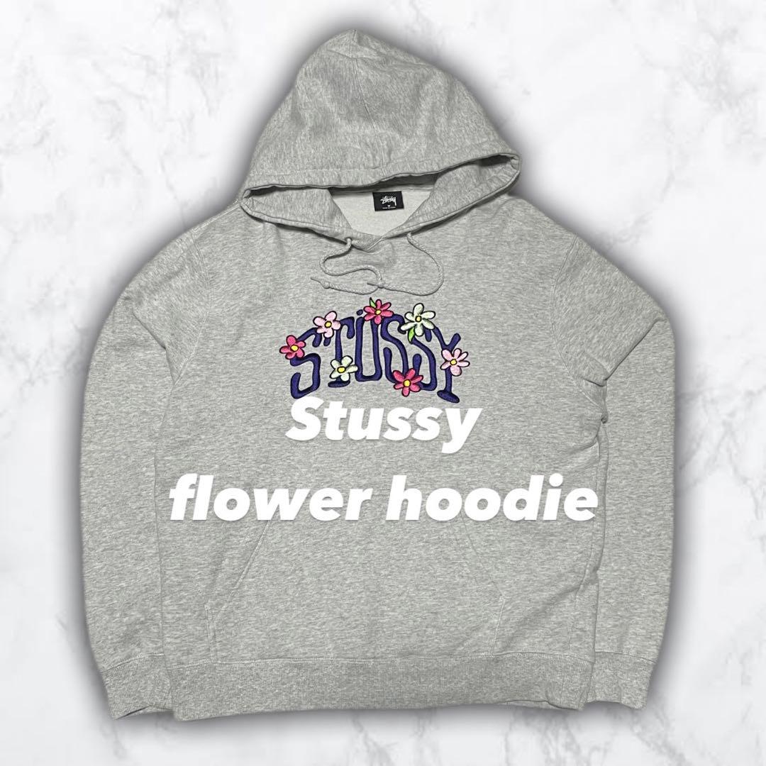 人気】Stussy ステューシー 花柄 刺繍 パーカー プルオーバー - メルカリ