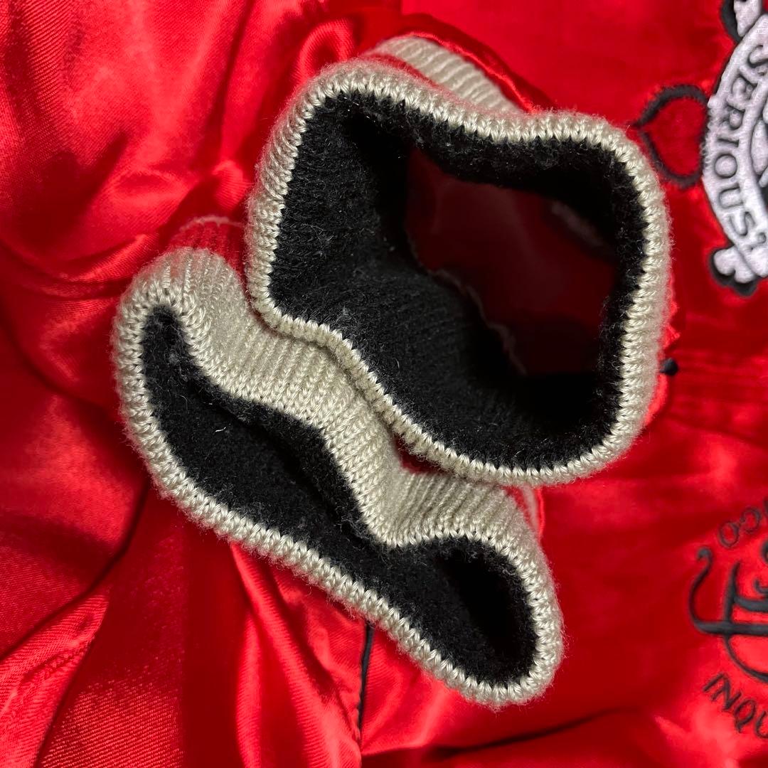 ドゥニームDENIME SHINS期 スカジャン 髑髏 刺繍サテン42 - メルカリ