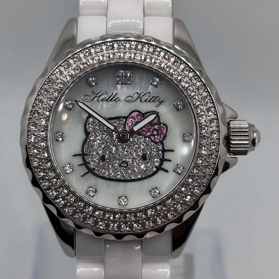 weky様専用サンリオ ハローキティ スワロフスキー レディース 稼働品