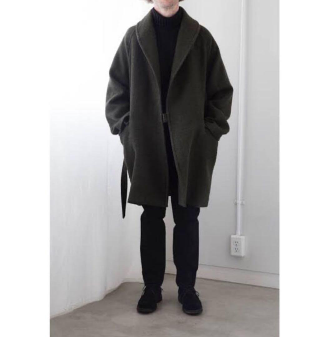 19AW COMOLI ウール ショールカラー コート - メルカリ