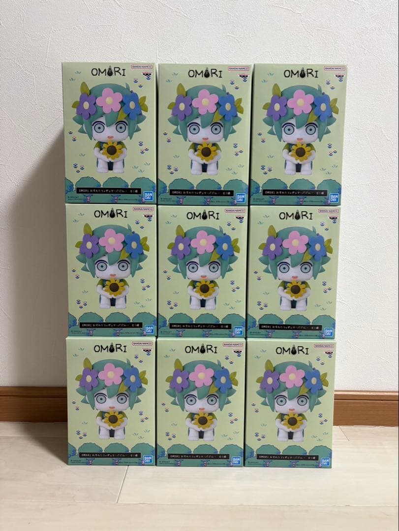 OMORI おすわりフィギュア バジル　9個 OMORI おすわりフィギュア-バジル-｜商品情報｜バンプレストナビサイト