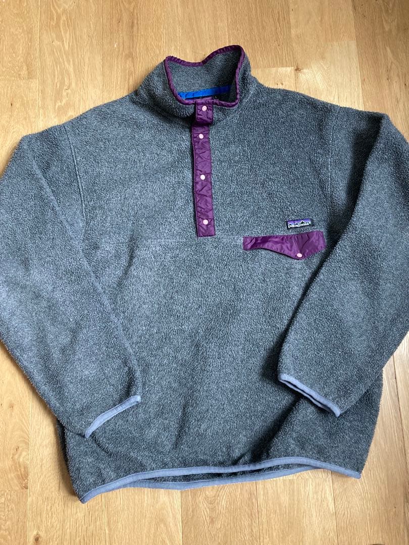 L 90s patagonia シンチラスナップt グレー ジャマイカ製 - メルカリ