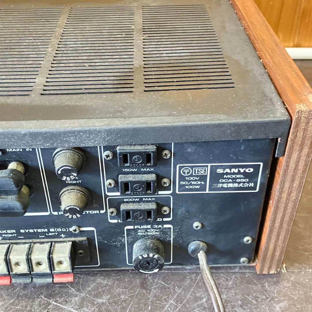 SANYO/サンヨー OTTO DCA-650】 プリメインアンプ ジャンク - メルカリ