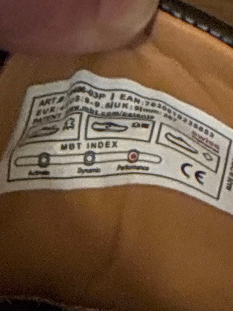 【新品試着のみ】MBT ISIMO 5 ブラック 27.0cm EU43 箱付