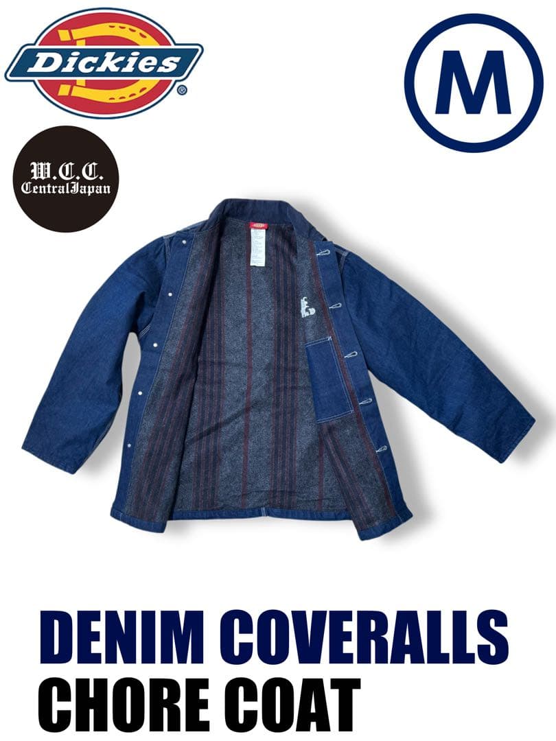 Dickies デニム地 チョアコート Mサイズ W.C.C. 限定コラボ - メルカリ