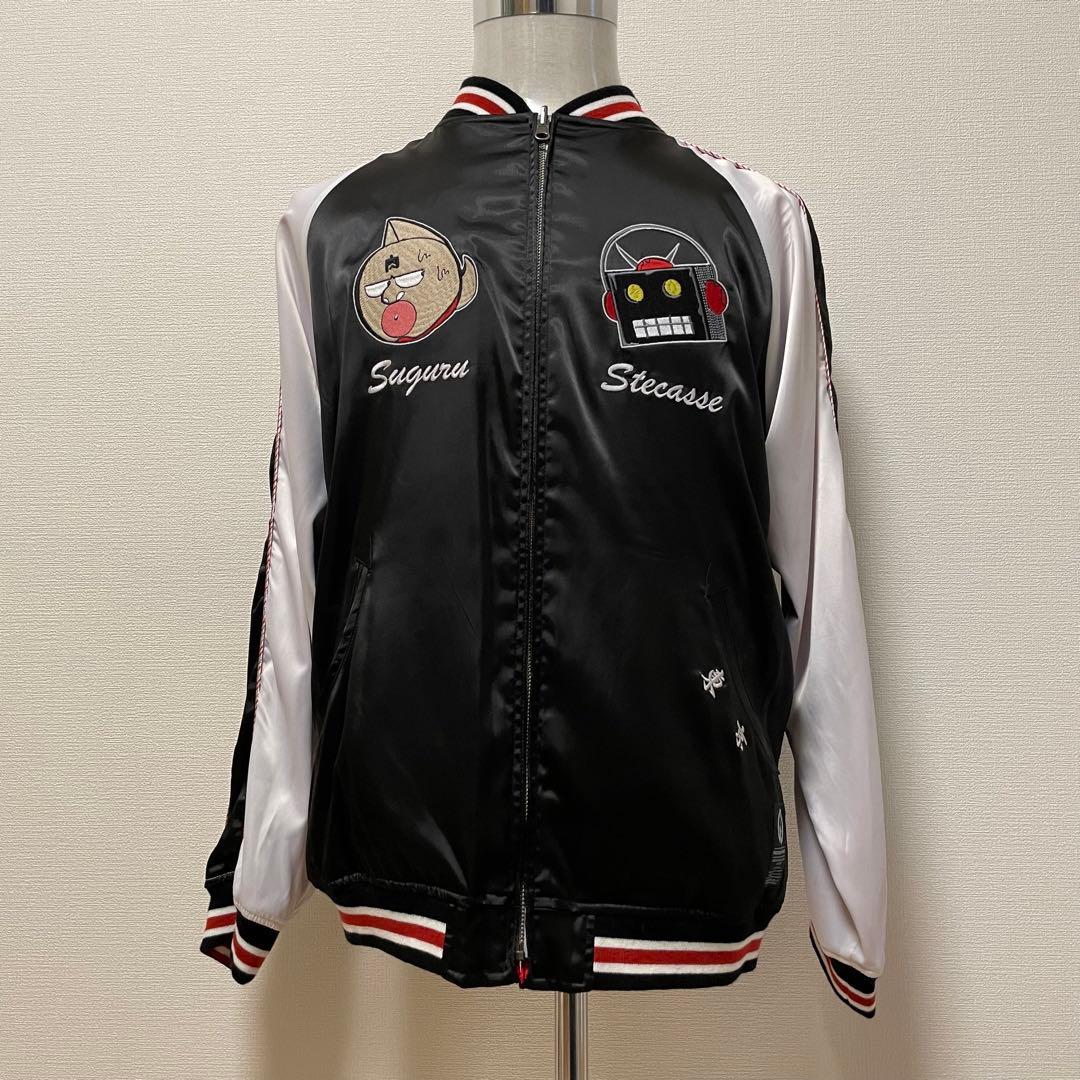 KMA キン肉マンVSステカセキング 東京タワー リバーシブルスカジャン L