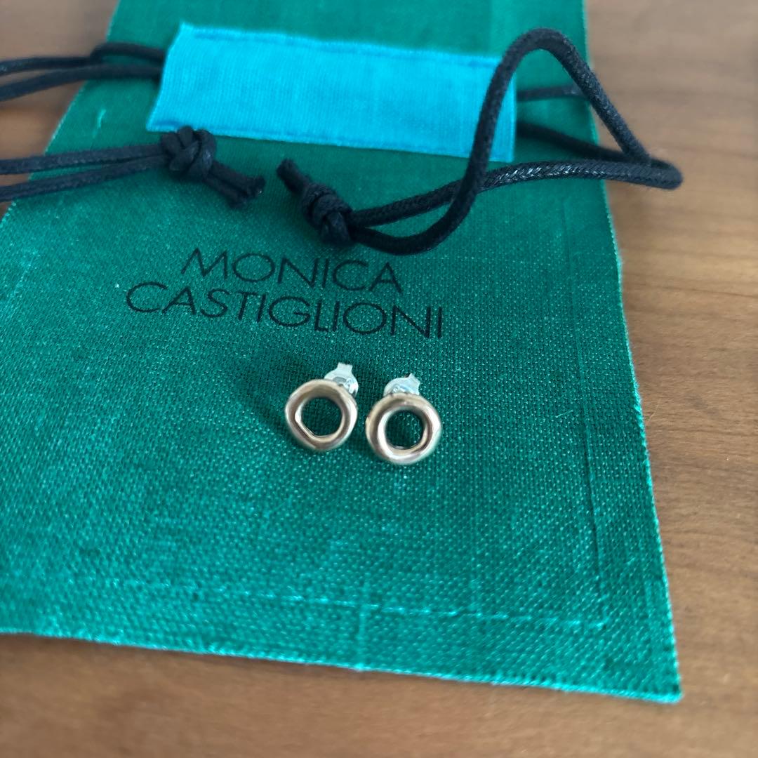 MONICA CASTIGLIONI モニカカスティリオーニ　円形ピアス O-PISTILLI CARMEN-01 / Bronze | Monica Castiglioni オフィシャル