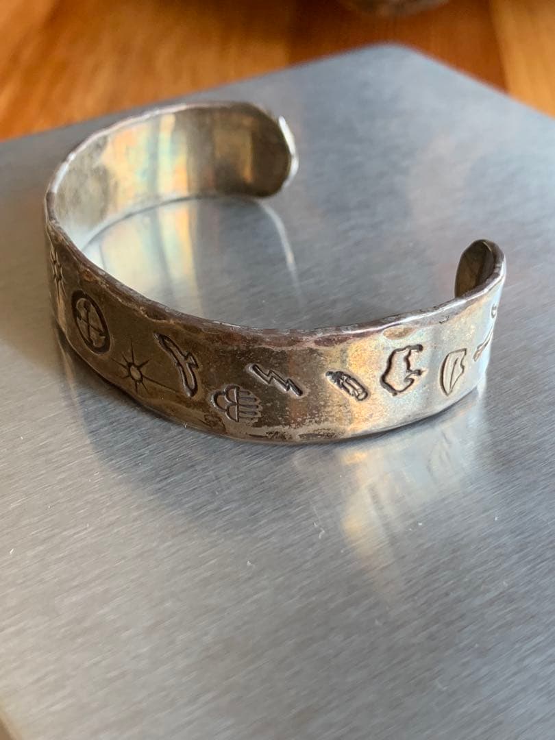 【超希少/初期】NAITIVE SPIRIT スタンプワーク　バングル【訳あり】