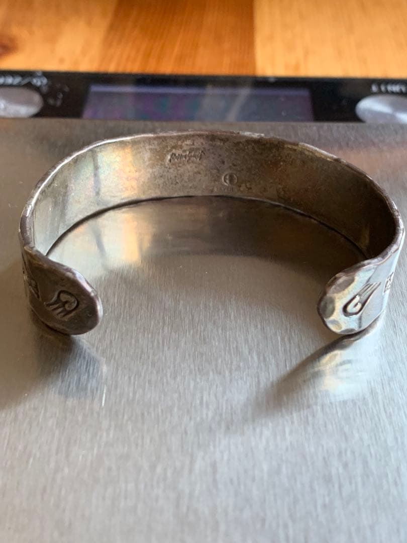 【超希少/初期】NAITIVE SPIRIT スタンプワーク　バングル【訳あり】