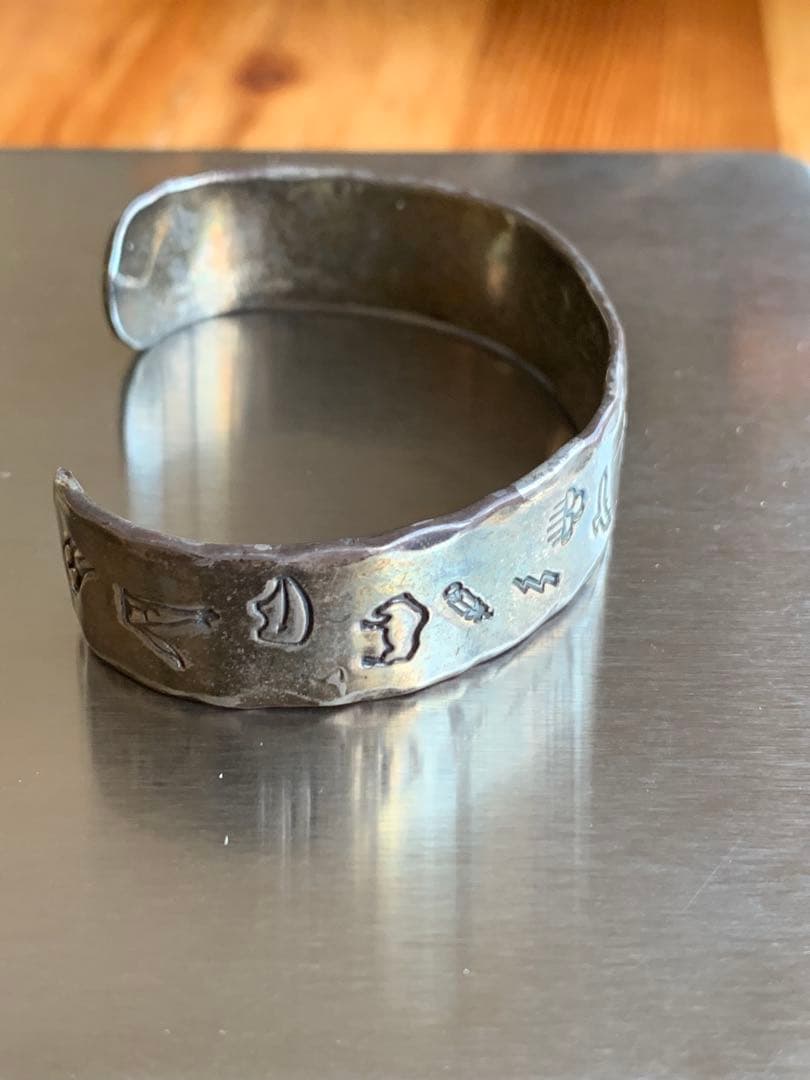 【超希少/初期】NAITIVE SPIRIT スタンプワーク　バングル【訳あり】