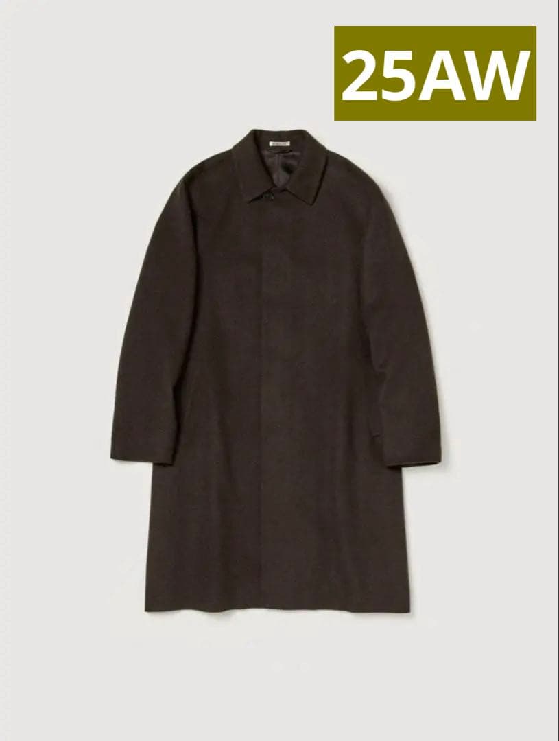 リ*ン様 【AURALEE】BABY CAMEL FLANNEL COAT サイ