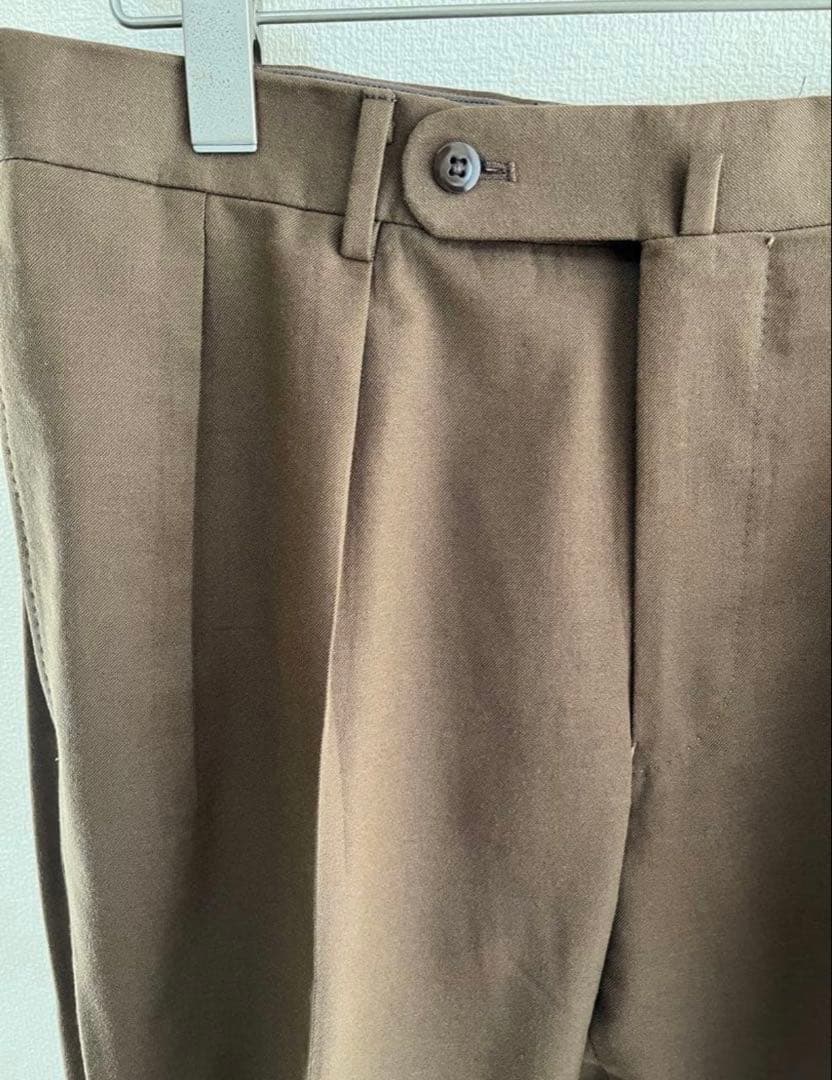 beams f ブラウン スーツ 46 総裏 brilla コットンウール - メルカリ
