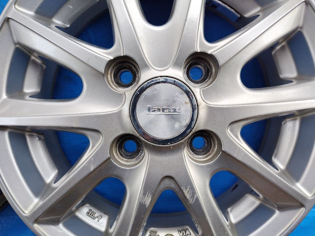 13インチ・アルミホイール4本、13✕4.0B・4H-100㎜、送料込み