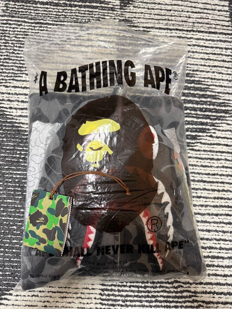 A Bathing Ape シャークフード パーカー XL 激レア 袋とタグ付き
