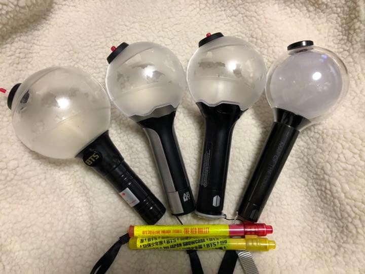 BTS 初期ペンラ、アミボムver.1.2.3. MOS (6本セット)