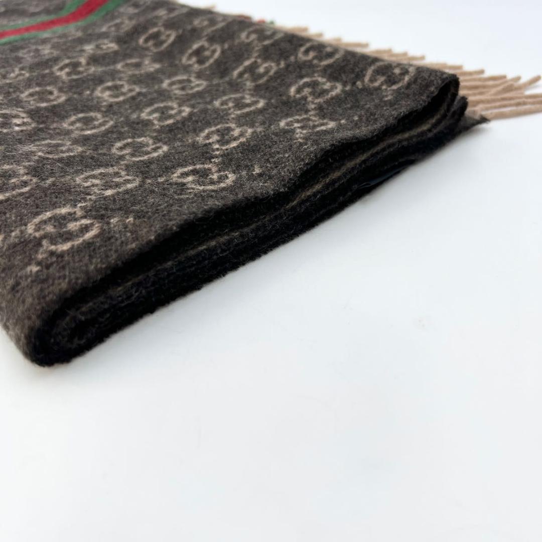 専用】GUCCI グッチ カシミヤ100% GG柄マフラー 極美品タグ付き - メルカリ