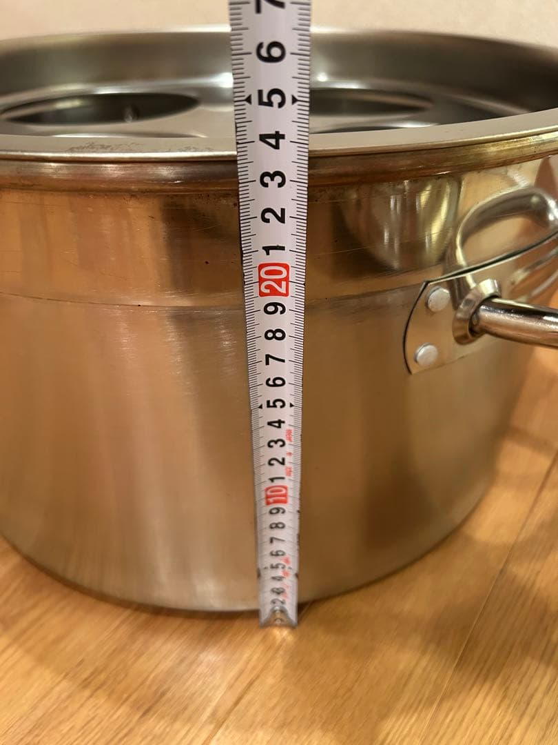 よ*ー様 ステンレス 茹で鍋 テボ2個セット 蓋付き 業務用 - メルカリ