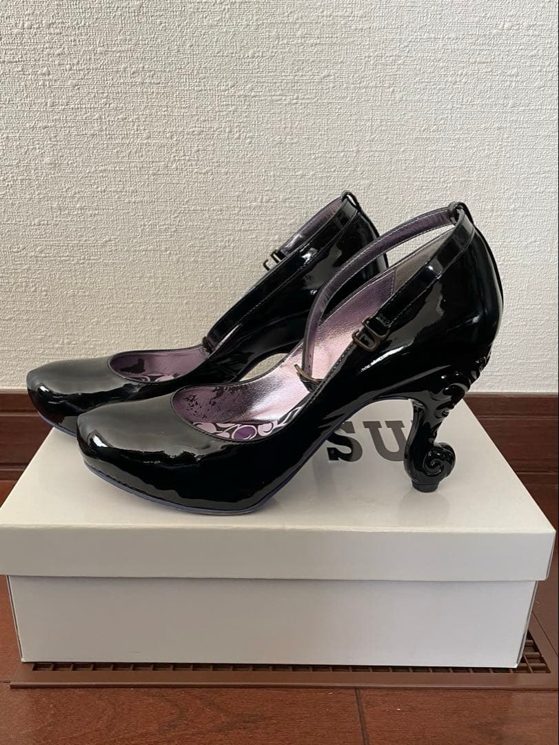 【ANNA SUI】猫足パンプス 23.5cm【アナスイ】