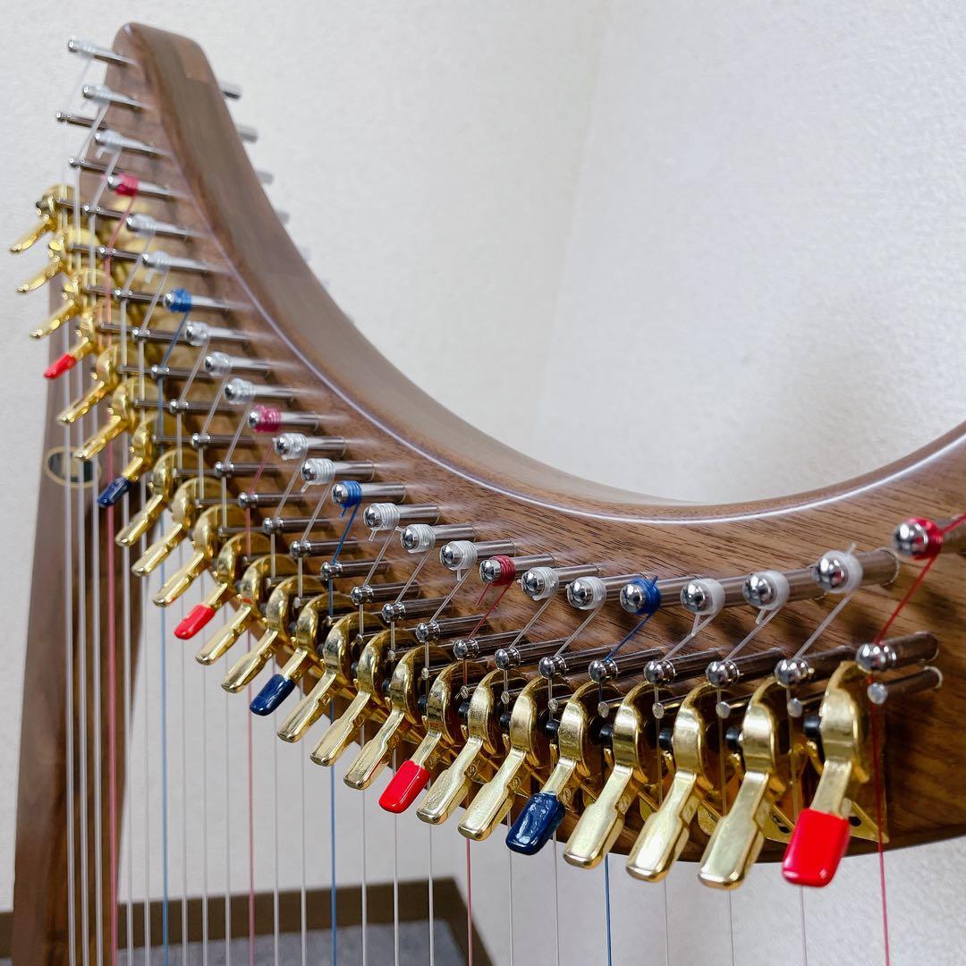 25年製 AOYAMA ハープ 25s 25弦 サウルハープ ブラウン - メルカリ