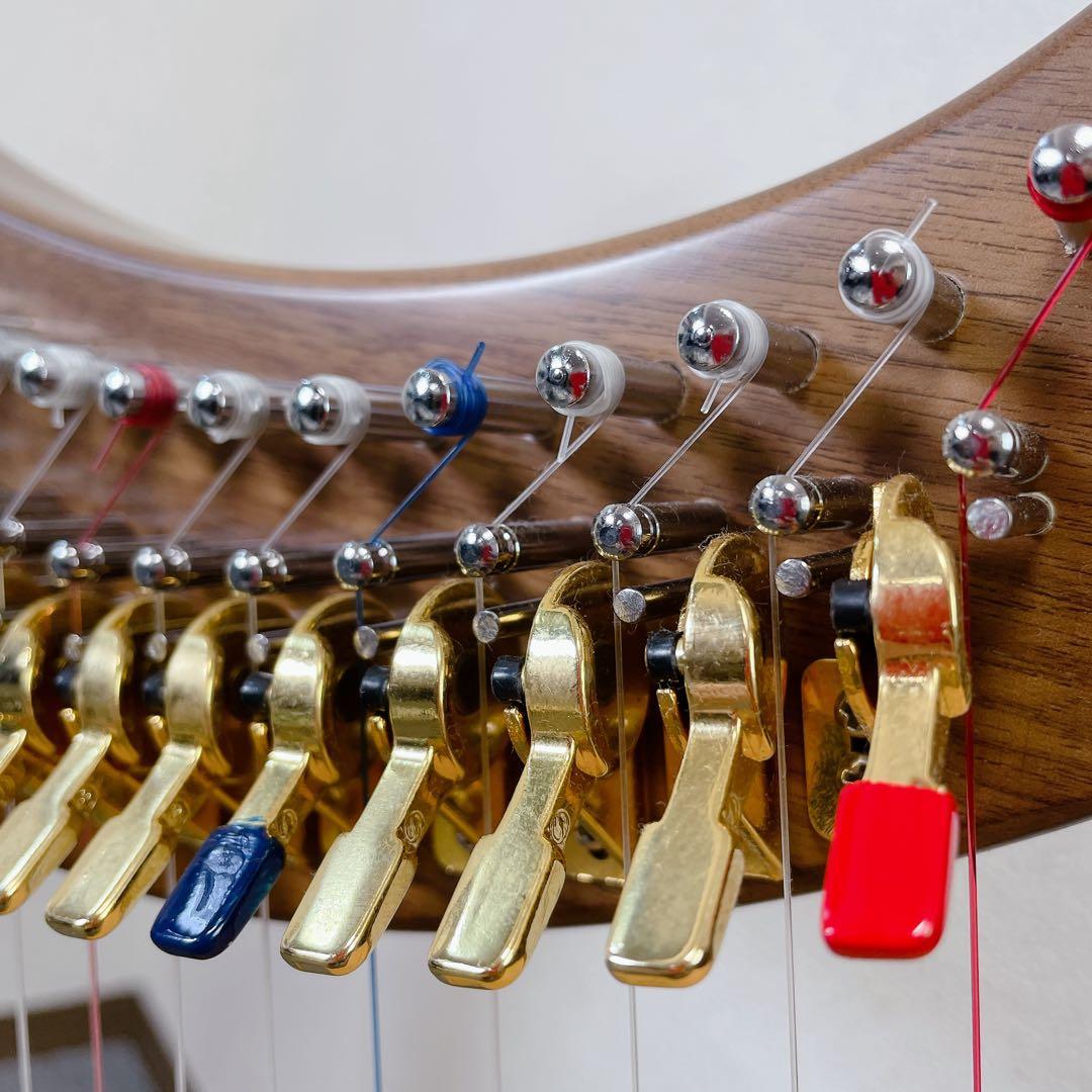 25年製 AOYAMA ハープ 25s 25弦 サウルハープ ブラウン - メルカリ