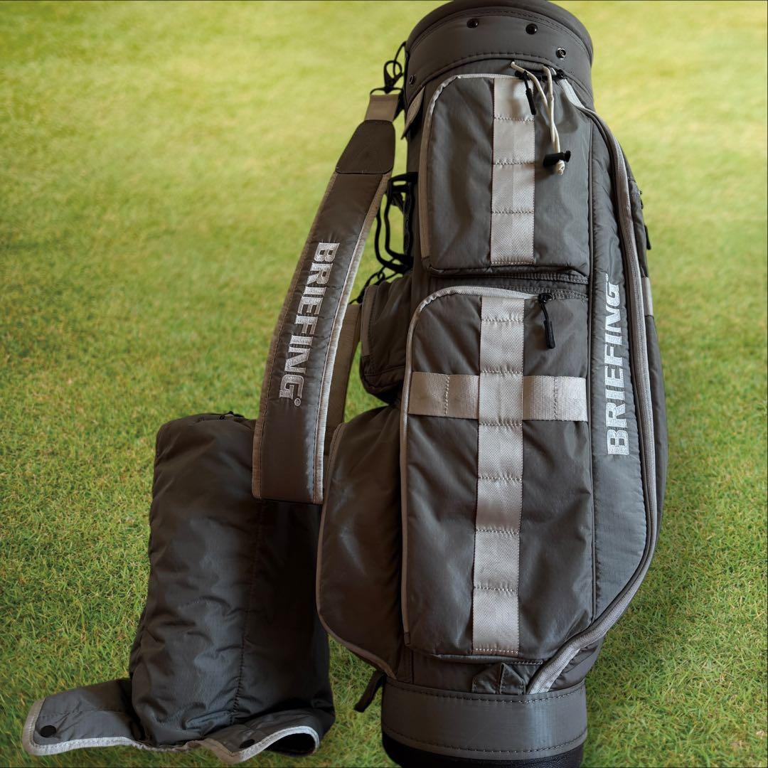 BRIEFING ブリーフィング　キャディバッグ　CR-6 #03 グレー 完売カラー春頃入荷予定】CR-6 CASTER（CR-6 キャスター（カート式