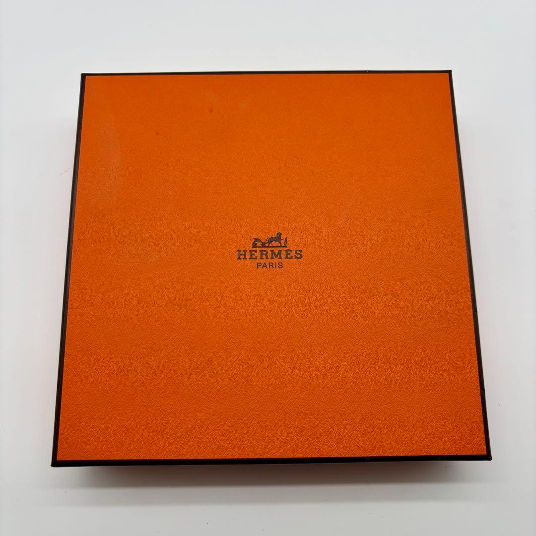 未使用タグ付き✨ エルメス ビーチタオル フリンジ ロゴ ネイビー ブルー 刺繍