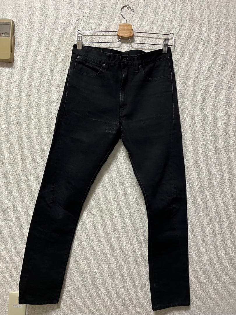 ラッドミュージシャン サルエルスキニーデニム/42 ブラック 立体裁断