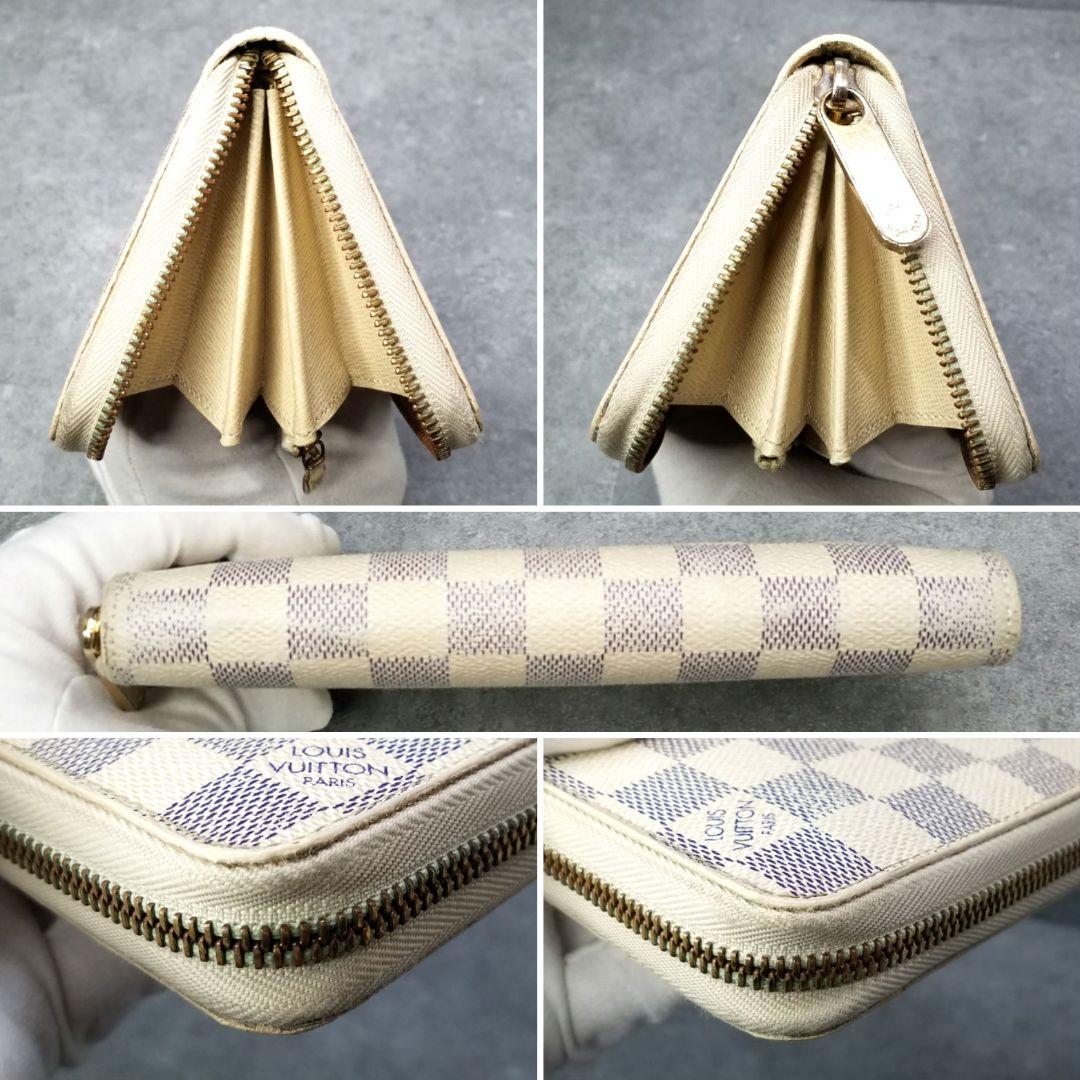 ルイヴィトン ダミエ アズール ジッピーウォレット ラウンドファスナー