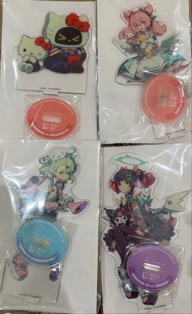 GIGO限定 ゼンレスゾーンゼロ　アクリルスタンド4点 GIGO限定 ゼンレスゾーンゼロ アクリルスタンド4点 GIGO限定 ゼンレス