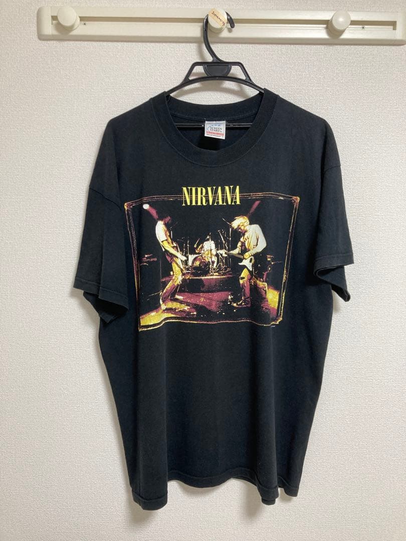 1996 NIRVANA FROM THE MUDDY BANKS TシャツXL Vintage Nirvana 1996 From The Muddy Banks Of The Wishkah T-Shirt