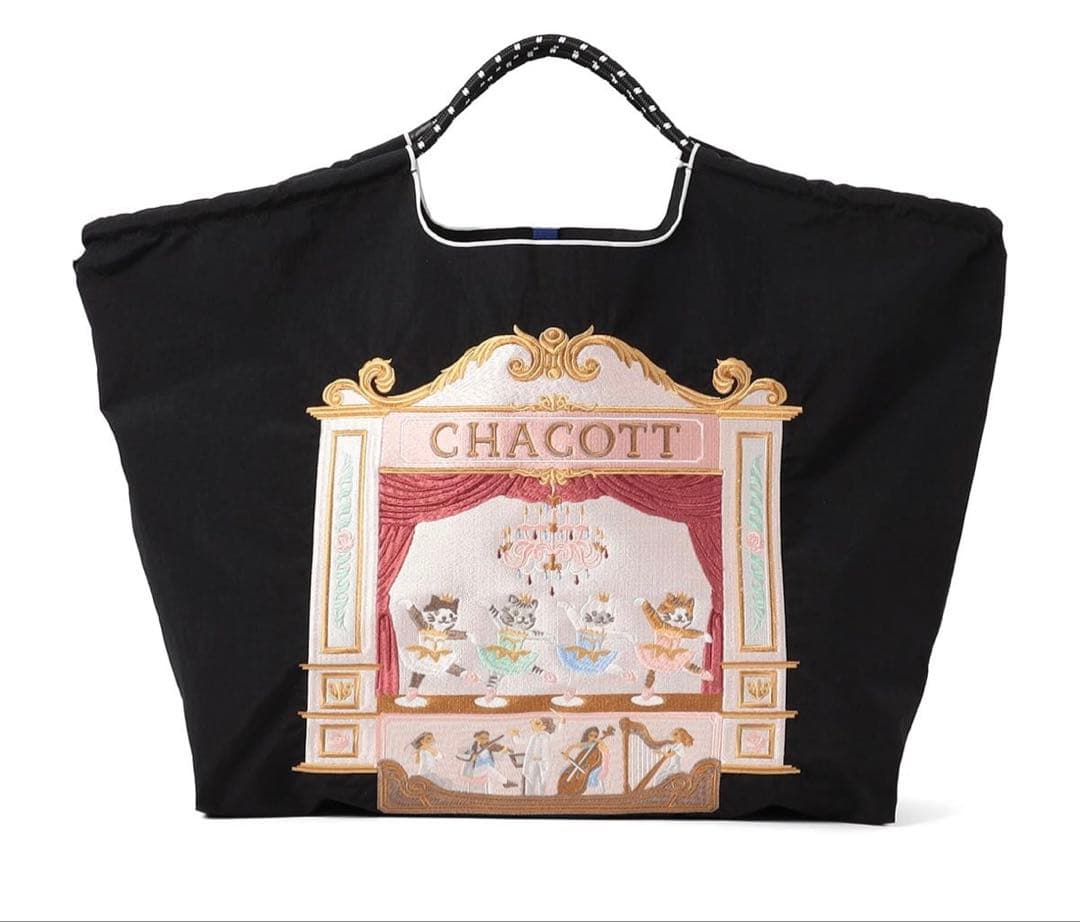 最終価格 チャコットコラボ ボール＆チェーン トートバッグ Ｌサイズ 正規品 数量限定再入荷【Ball＆Chain】Cat トートバッグL 商品ページ