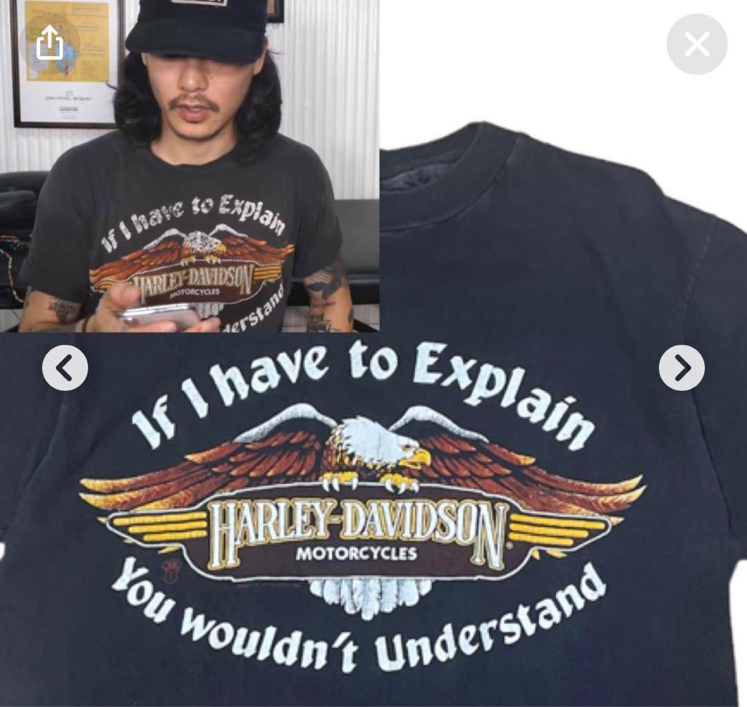 90's Harley Davidson Tシャツ L 山田レン着用 - メルカリ