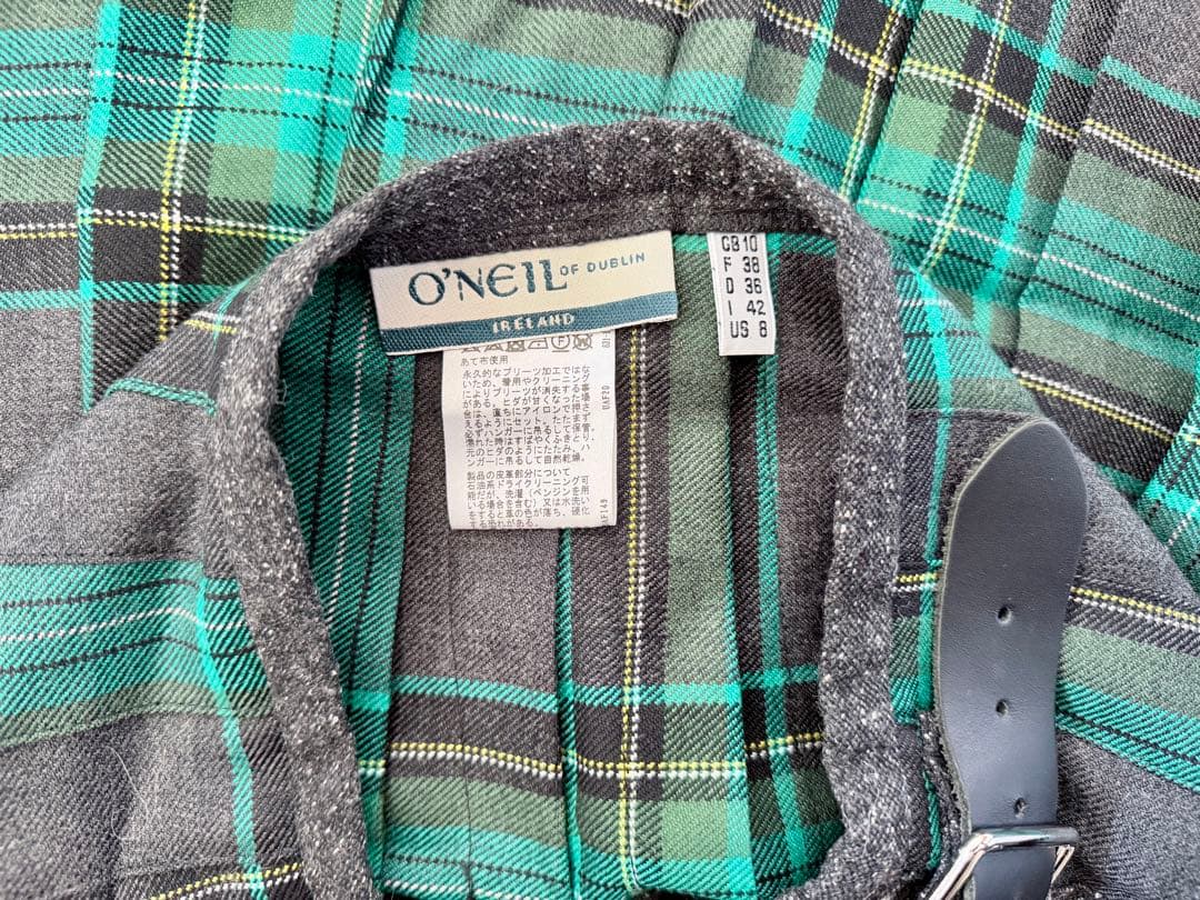 O'NEILL チェック柄 プリーツスカート - メルカリ
