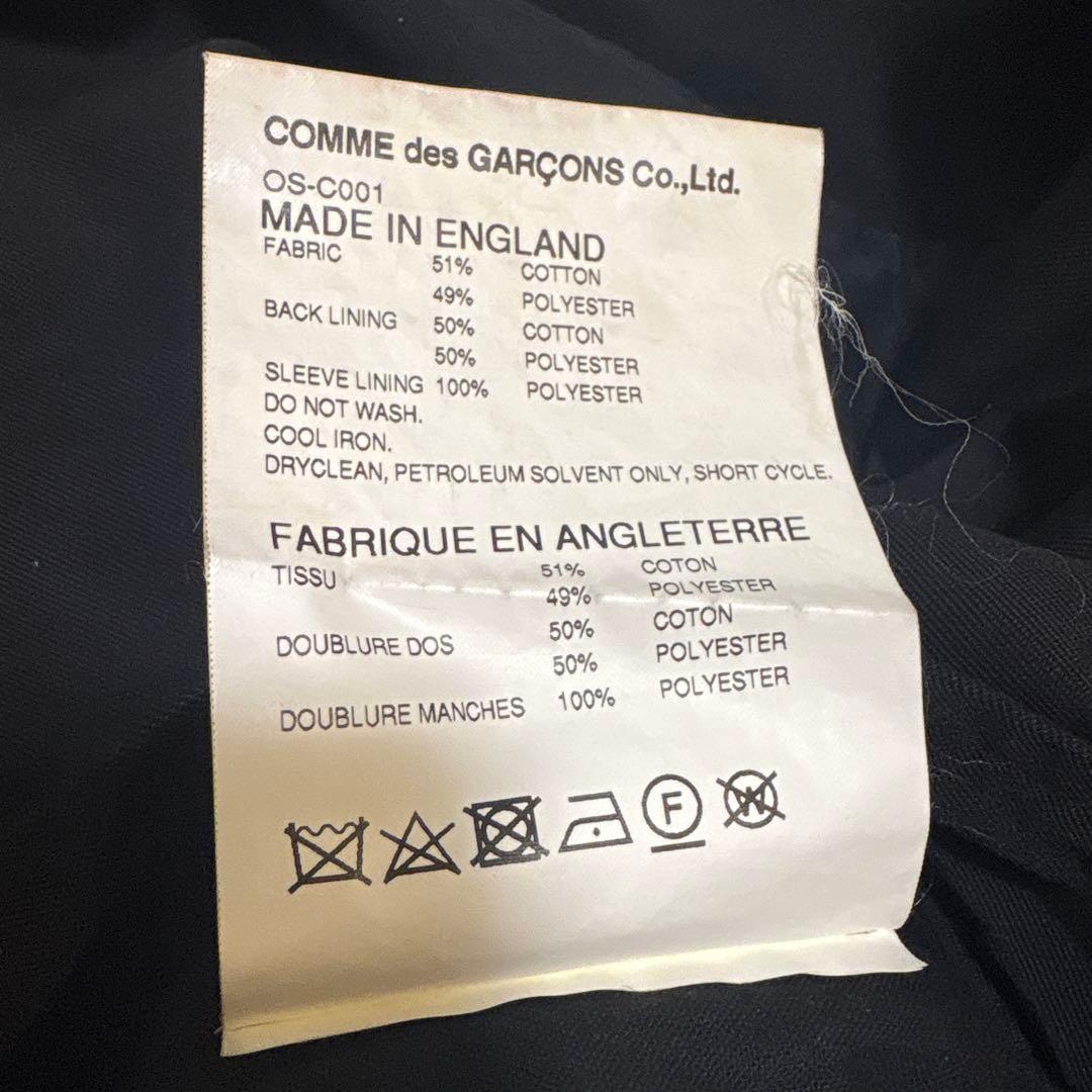 Burberryバーバリー × コムデギャルソン 黒トレンチコート