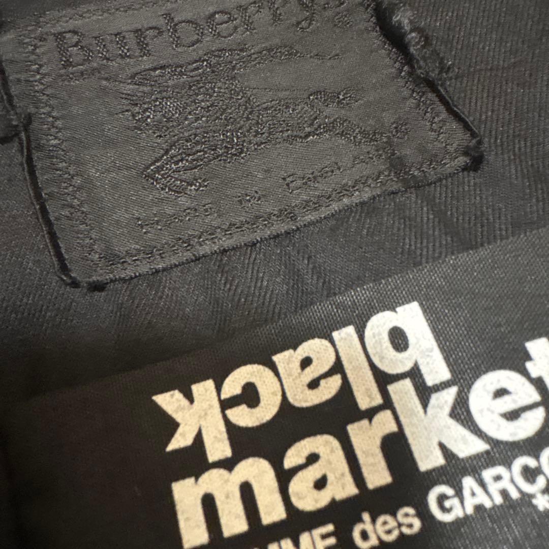 Burberryバーバリー × コムデギャルソン 黒トレンチコート