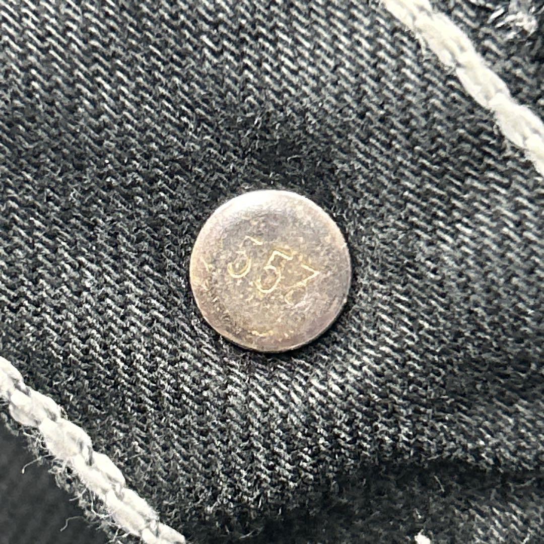 美品 希少 90s USA製 リーバイス 501 ブラック ホワイトステッチ