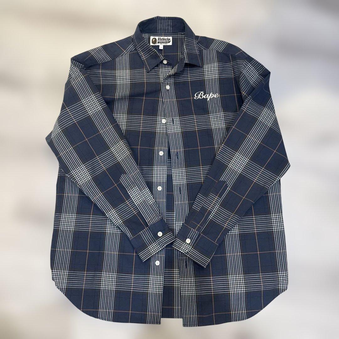 A Bathing Ape チェック柄シャツ Sサイズ - メルカリ