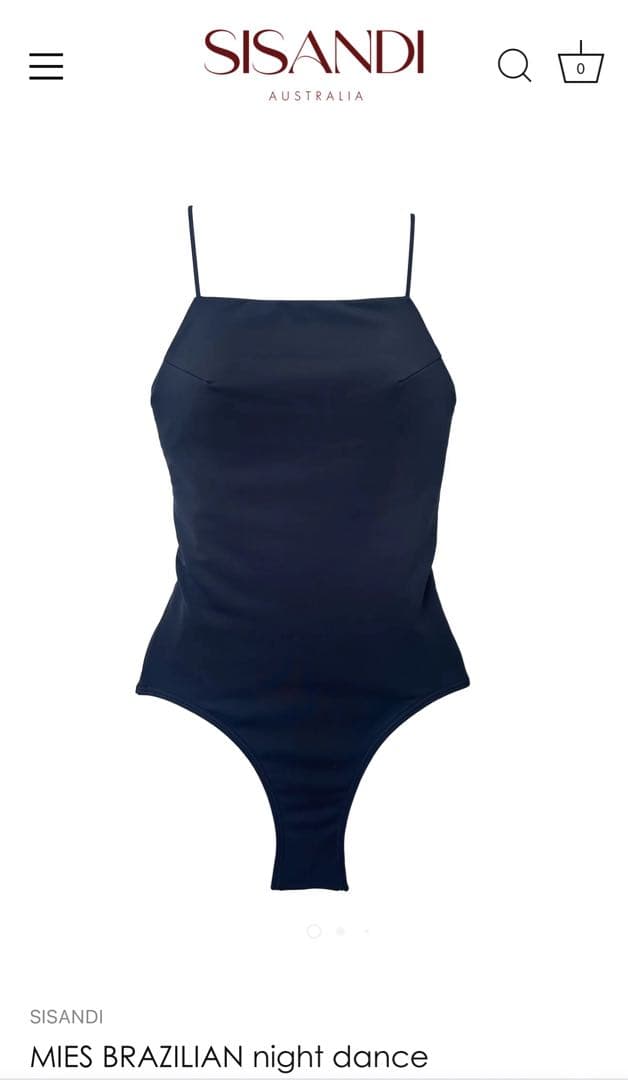 SISANDI MIES BRAZILIAN night dance 2サイズ Kadın Brazilian Slip 60468 - Kahverengi | Blackspade