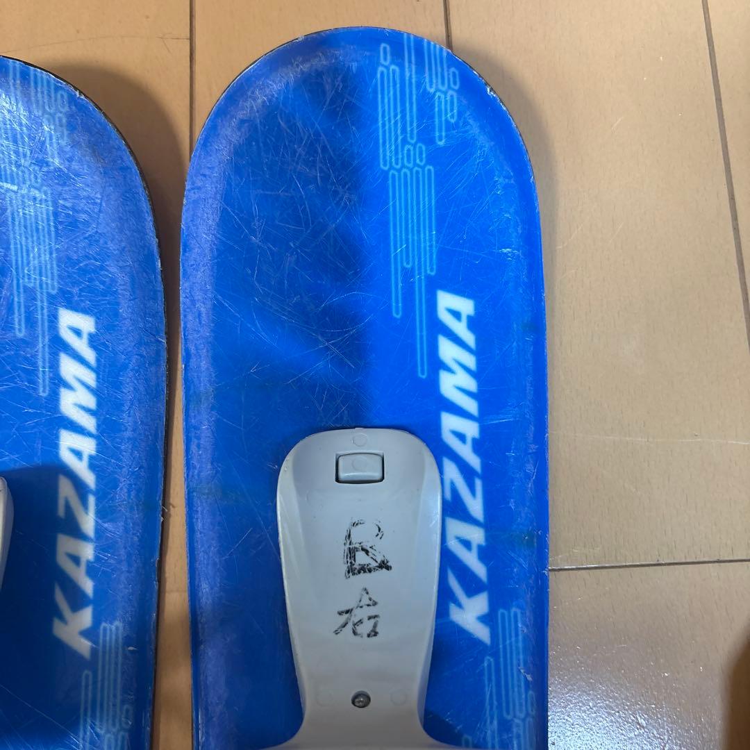 KAZAMA カザマ ファンスキー ショートスキー 62cm 子供用 レディース